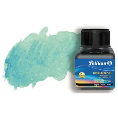 Inchiostro di China Pelikan – Verde Chiaro 10 ml per Calligrafia e Disegno Artistico