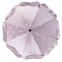 Ombrellino Universale con Ricamo Cuori Rosa