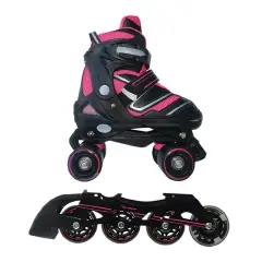 Pattini Convertibili 2in1 Reverse Fucsia Taglia M 34/37