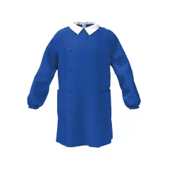 Grembiule Bambino Scuola Senza Ricamo Blu 11 Anni