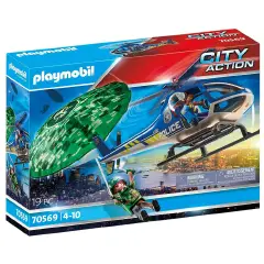 Elicottero della Polizia e Fuggitivo - Playmobil City Action