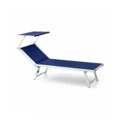 Lettino Prendisole da Giardino Freak Blu – Relax e Comfort All’Aperto