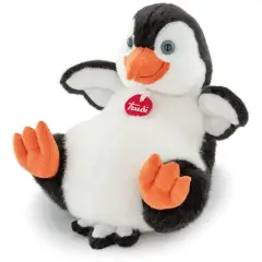 Peluche Trudi Pinguino Pino – Taglia M (23x19x27 cm) – Morbido e Realistico