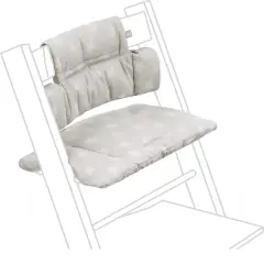 Cuscino Imbottito per Seggiolone Tripp Trapp – Star Silver