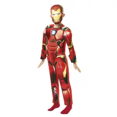 Costume Iron Man Deluxe per Bambini - Taglia L - 7/8 anni