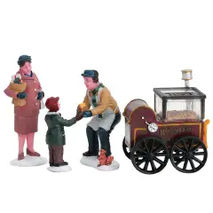 Statuetta “Stand delle Caldarroste” – Set di 4 Pezzi