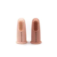 Bamboom Spazzolino in Silicone Rosa Conf. da 2 Pezzi