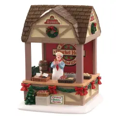 Lemax Christmas Market Bratwurst 14903 – Chiosco Natalizio Luminoso Caddington Village