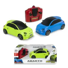 Auto Radiocomandata Fiat Abarth 500E 1:24 - Frequenza 2.4 GHz