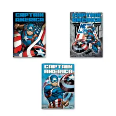Captain America Quaderno A4 Maxi 96/100 Rigatura Q