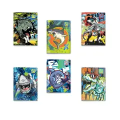 Sj Gang Animali Boy Quaderno A4 Maxi 96/100 Rigatura 1R