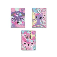 Sj Gang Animali Girl Quaderno A4 Maxi 96/100 Rigatura 1R