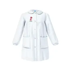 Grembiule Bambina Asilo 4037 Bianco 3 Anni