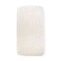 Cover Mattress Lenzuola con Angoli Bianco per Lettino 120x60 Tulips