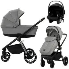 Bianca Trio Lorelli Grigio con Seggiolino auto i-Size