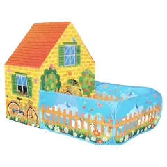 Tenda Gioco Casetta con Giardino Garden House, Spazio Magico per il Divertimento