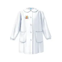 Grembiule Bambina Asilo Ape Bianco 6 Anni