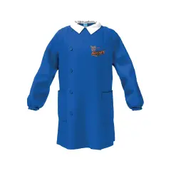 Grembiule Bambino Scuola Auto Corsa Blu 8 Anni