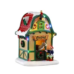 Lemax Cupid’s Den 54531 – Rifugio Natalizio Luminoso di Cupid Santa’s Wonderland