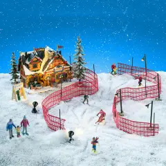 Lemax Apres-Ski Lodge Set 56676 – Set Chalet Après-Ski Luminoso Vail Village
