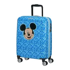 Trolley Funlight Disney Mickey Lenticular Blue Bagaglio Mano
