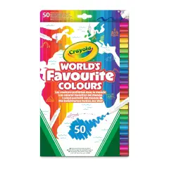 Crayola World's Favorite Colors Pennarelli Superpunta Lavabili 50 pz