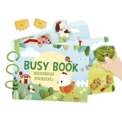 Busy Book Libro Interattivo Fattoria