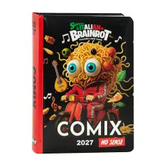 Skifidol Italian Brainrot Superdiario Standard 13 Mesi Comix Ltd Spaghetti Card