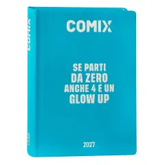 Comix Diario Agenda 16 Mesi Standard Azzurro