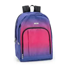 Comix Zaino Scuola Organizzato Sfumato Glitter Fuxia