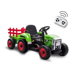 Teo's - Trattore Elettrico con Luci Suoni 10.v Max30kg con Telecomando