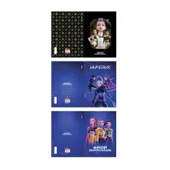K Pop Demon Hunters Quaderno Maxi Rigatura 5 mm