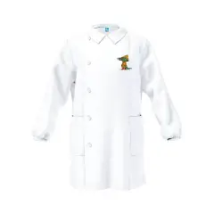 Grembiule Bambino Asilo Coccodrillo Bianco 6 Anni