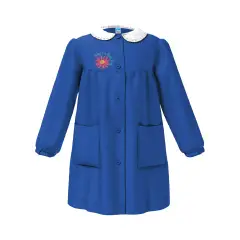 Grembiule Bambina Scuola Fiore Blu 11 Anni