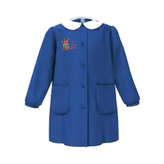 Grembiule Bambina Scuola Book Club Libri & Mela Blu 6 Anni