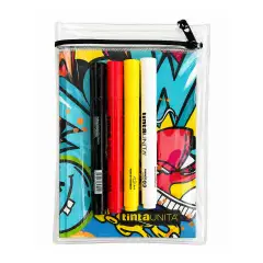 Tinta Unita Teen Diario Con Cover E Accessori 12 Mesi Celeste