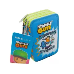 Tinta Unita Stumble Guys Astuccio 3Zip Azzurro