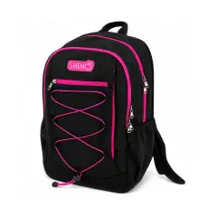 Smemo Zaino Large Black Pink