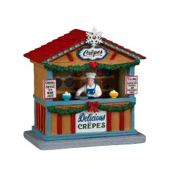 Lemax Crepes 63828 – Bancarella di Crêpes Natalizia Caddington in Resina