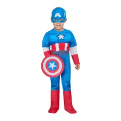 Costume Capitan America Per Bambini 3-4 Anni