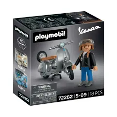 Playmobil 72282 Vespa 80th Anniversary Original Style con Personaggio