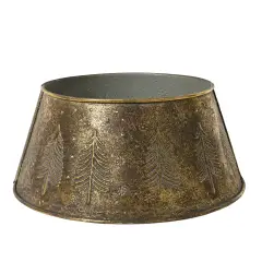 Copri Base Albero di Natale Everlands Ferro Bronzo Ø70 cm