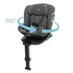 Foppapedretti Seggiolino Auto Iturn Pro i-Size con Seduta Girevole 40-150 cm Grey